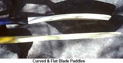 Curved & Flat Blade Paddles
