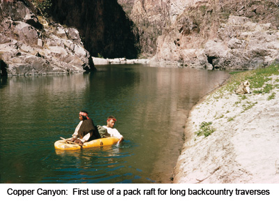 Cooper Canyon: Use of Pack Raft