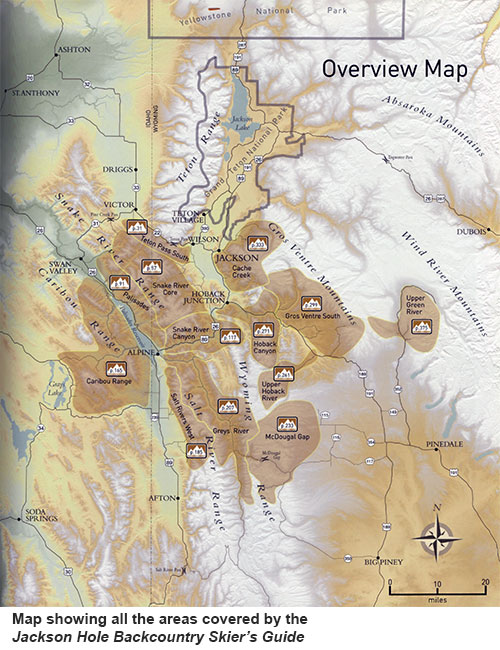 Jackson Backcountry Ski Guide Map