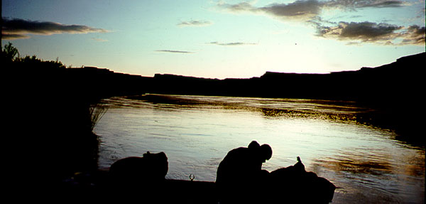 Last Camp on a River Somewhere in the West