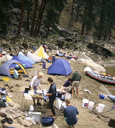 River Trip: Lots of Gear