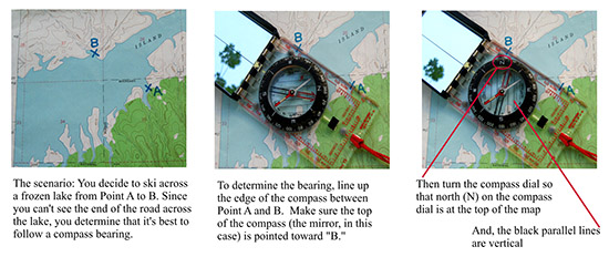 Calculating a Map Bearing