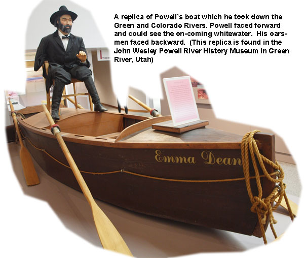 Replica of John Wesley Powell's boat