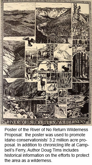 River of No Return Wildernss Poster Used by Idaho Conservationists to Promote their 3.2 million acre proposal