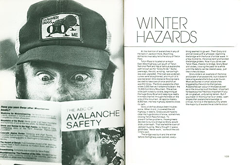 Sample Pages: From the Winter Hazards Chapter