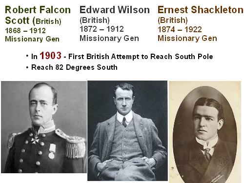 Scott, Wilson, Shackleton: First British Attempt South Pole