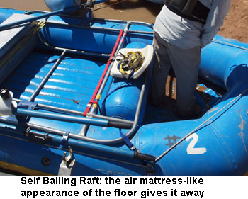 Self Bailing Raft