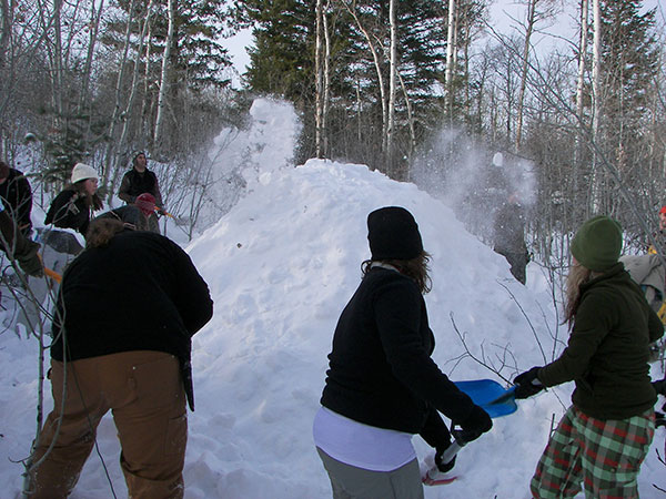 Snow Mound: All Covered With Snow