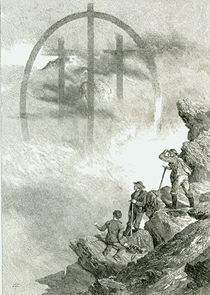 Whymper's Drawing of a Fogbow