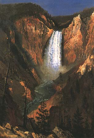 Bierstadt: Lower Yellowstone Falls