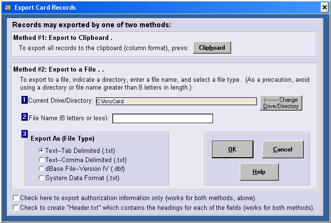 Processing Dialog Box