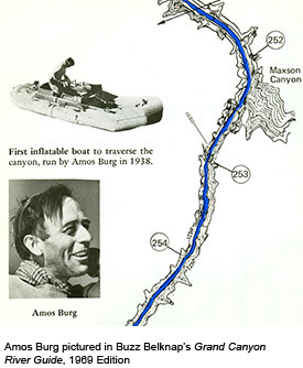 Amos Burg Pictured in Grand Canyon Guide