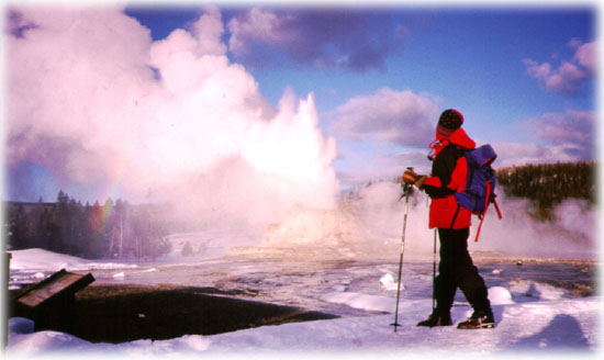 Skiing in Yellowstone