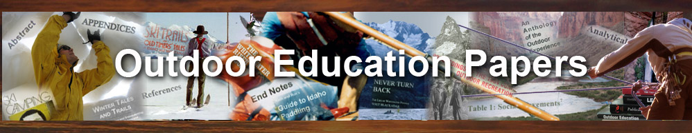 Outdoor Education Papers