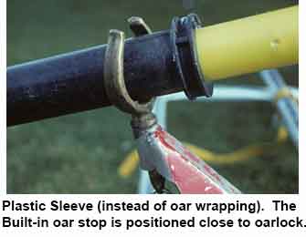 Plastic Sleeve with built-in oarlock