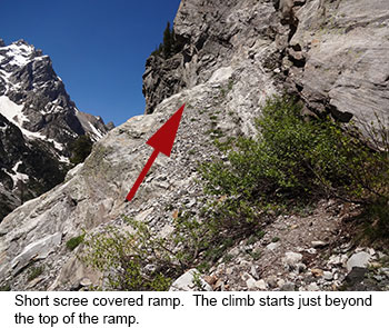 Ramp at Start of Highway to Heaven Climb