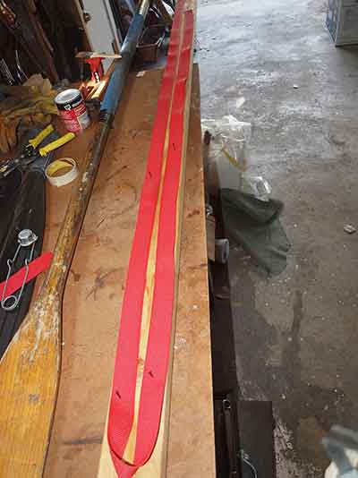 Webbing Ready for Contact Cement
