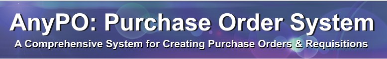 AnyPO: Purchase Order System